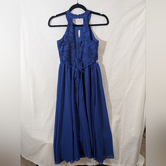 Speechless Girls Royal Blue Cocktail Party Dress, Size 12 - Picture 7 of 14